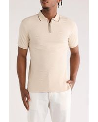 Cactus Man - Zip Short Sleeve Polo - Lyst