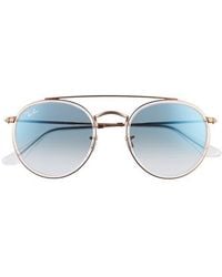 Ray-Ban - 51Mm Aviator Gradient Lens Sunglasses - Lyst