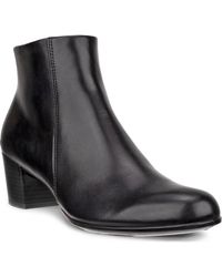Ecco - Shape Low Zip Bootie - Lyst