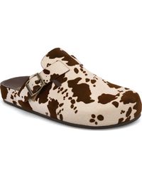 MIA - Animal Print Buckle Mule - Lyst