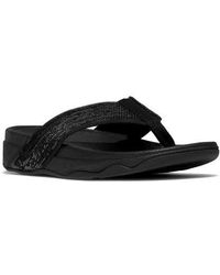 Fitflop - Surfa Sequin Post Toe Sandal - Lyst