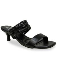 In Touch Footwear - Woven Double Strap Kitten Heel Sandal - Lyst