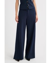 Rag & Bone - Sofie High Waist Wide Leg Ponte Knit Pants - Lyst