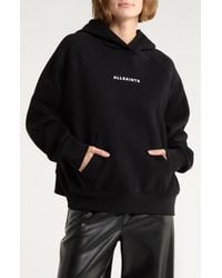 AllSaints - Tour Talon Cotton Graphic Hoodie - Lyst