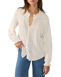 Faherty - Lily Organic Cotton Button-Up Shirt - Lyst