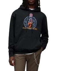AllSaints - Dimension Oth Cotton Graphic Hoodie - Lyst