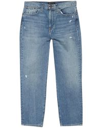 something navy cigarette jeans