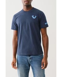True Religion - Fast Buddha Rhinestone Graphic T-Shirt - Lyst
