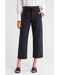 A.L.C. - Augusta Straight Leg Paperbag Ankle Pants - Lyst