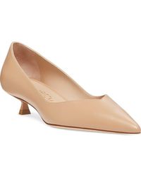 Stuart Weitzman - Eva Kitten Heel Pointed Toe Pump - Lyst