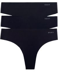 DKNY - Litewear Cut Anywhere 3-pack Thongs - Lyst