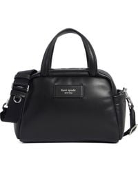 Kate Spade - Puffed Leather Satchel Bag - Lyst