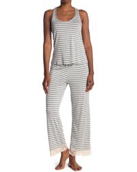 Honeydew Intimates - Lace Trim Racerback Tank & Pants 2-piece Pajama Set - Lyst