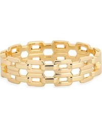 Leith - Chain Link Cuff Bracelet - Lyst