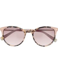 Ted Baker - 52Mm Round Sunglasses - Lyst