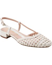 Unisa - Braided Kitten Heel Slingback Ballet Flat - Lyst