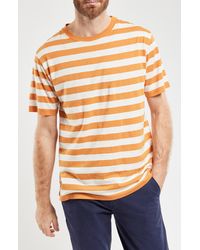 Armor Lux - Stripe Heritage Linen Blend T-shirt - Lyst
