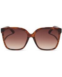 DIFF - Hazel 58Mm Gradient Square Sunglasses - Lyst