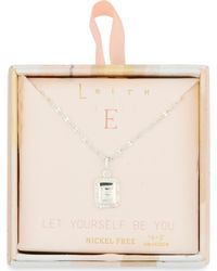 Leith - Initial Pendant Necklace - Lyst