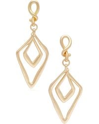 Saachi - Diamond Duo Dangle Drop Earrings - Lyst