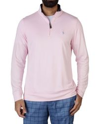 Tailorbyrd - Modal Blend Golf Quarter Zip Pullover - Lyst