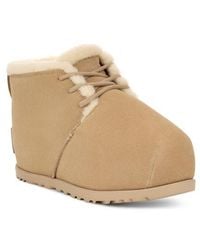 UGG - Pumped Faux Fur Trim Slipper Bootie - Lyst