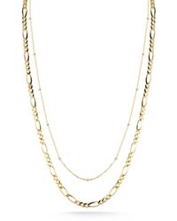 Glaze Jewelry - Layered Chain Necklace - Lyst