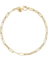 Frankie & Zoe - 14K Paper Clip Chain Bracelet - Lyst