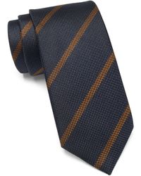 Ted Baker - Dinaus Textured Stripe Silk Tie - Lyst