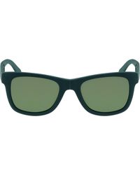 Lacoste - 52Mm Foldable Retro Frame Sunglasses - Lyst