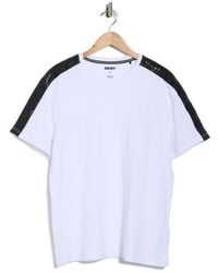 DKNY - Paulo Stripe Logo T-Shirt - Lyst