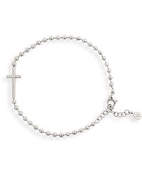 THE KNOTTY ONES - Cross Beaded Charm Bracelet - Lyst