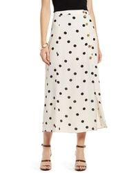 something navy midi slip skirt