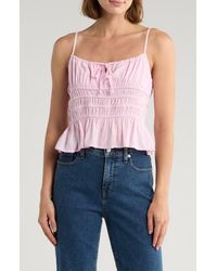 NSR - Strappy Ruched Camisole - Lyst