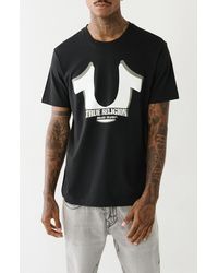 True Religion - Tr Cotton Crew Graphic T-shirt - Lyst