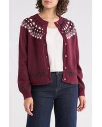 Sanctuary - Fair Isle Cardigan - Lyst