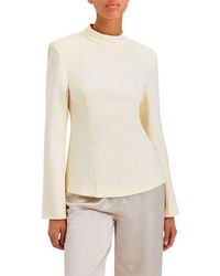 Solid & Striped - The Ronit Open Back Long Sleeve Top - Lyst