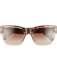 Rag & Bone - 54Mm Gradient Rectangle Sunglasses - Lyst