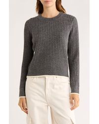 Elodie Bruno - Mini Cable Knit Crop Sweater - Lyst
