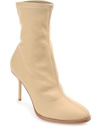 Journee Collection - Gizzel Stiletto Sock Bootie - Lyst