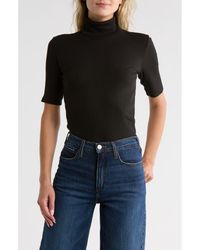 Theory - Short Sleeve Turtleneck Knit Top - Lyst