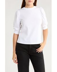 FRAME - The Frankie Puff Sleeve T-Shirt - Lyst