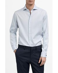 Mango - Slim Fit Poplin Button-Up Shirt - Lyst