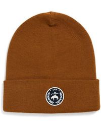 Brooks Brothers - Wool Blend Patch Cuffed Beanie - Lyst