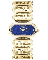 【FENDI】O'Lock ダブル ストラップ ウォッチ ピンク Fendi FOW965AHP9F0CVM O'Lock Vertical Watch 14.80 x 28.30 mm