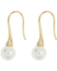 Nordstrom - Cz & Imitation Pearl Earrings - Lyst