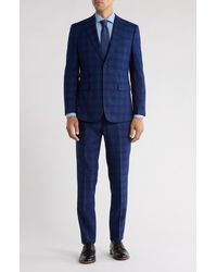 English Laundry - Trim Fit Plaid Two-Piece Suit - Lyst