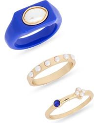 Leith - 3-Pack Assorted Rings - Lyst