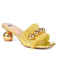 Ninety Union - Miami Fringed Orb Heel Slide Sandal - Lyst