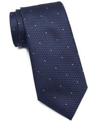Tom Baine - Texture Grid Tie - Lyst